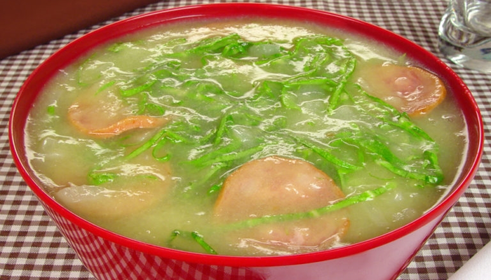 caldo verde diferente