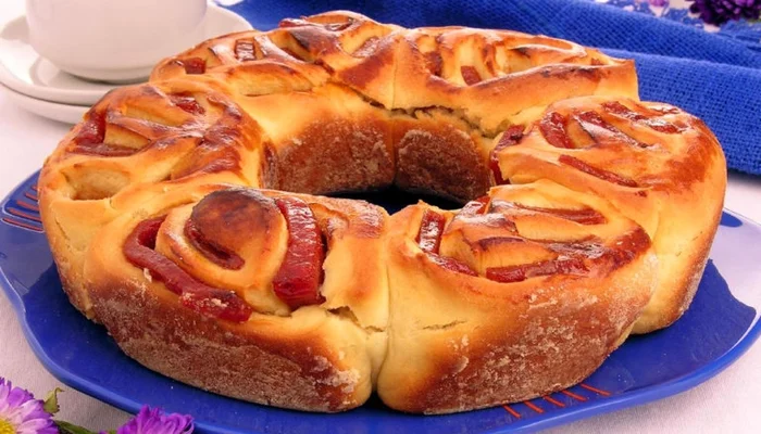 pão doce de goiabada