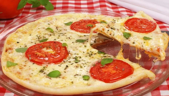 pizza de tapioca sabor marguerita