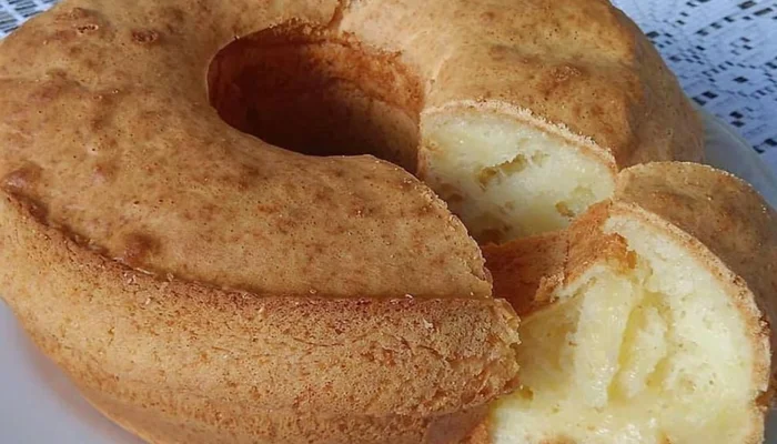receita de bolo de pão de queijo