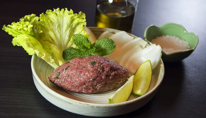 receita de quibe cru com cebola