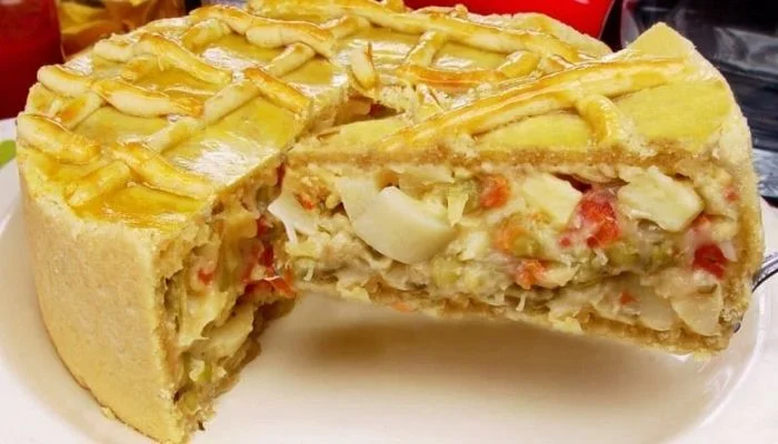empadão de palmito