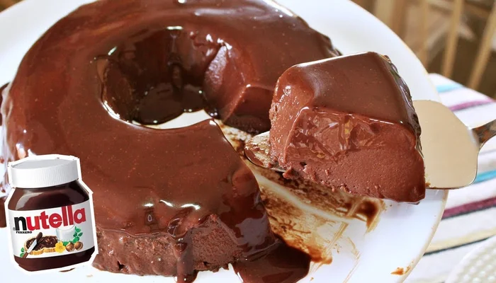 pudim de nutella