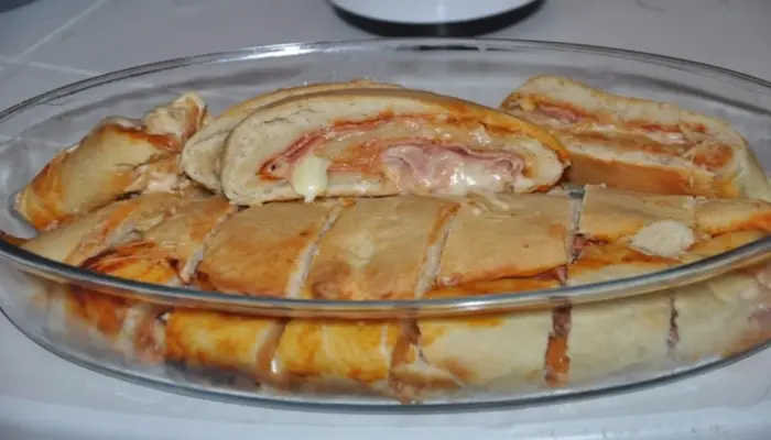 pão caseiro recheado segura marido