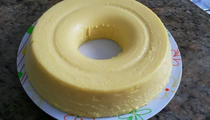 pudim curau de milho em lata