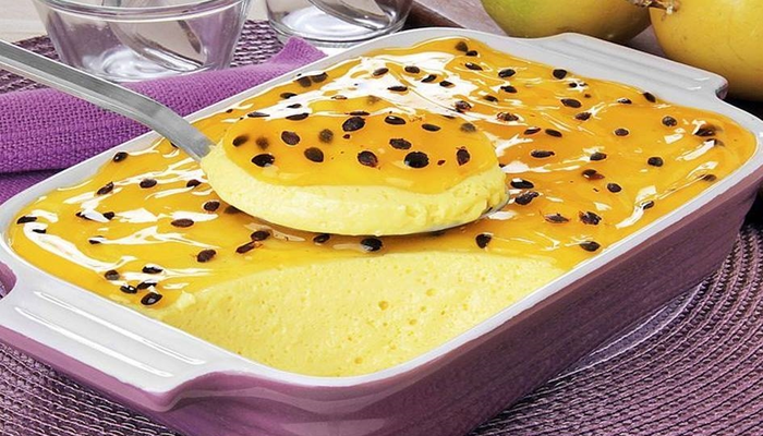 mousse de maracujá saudável