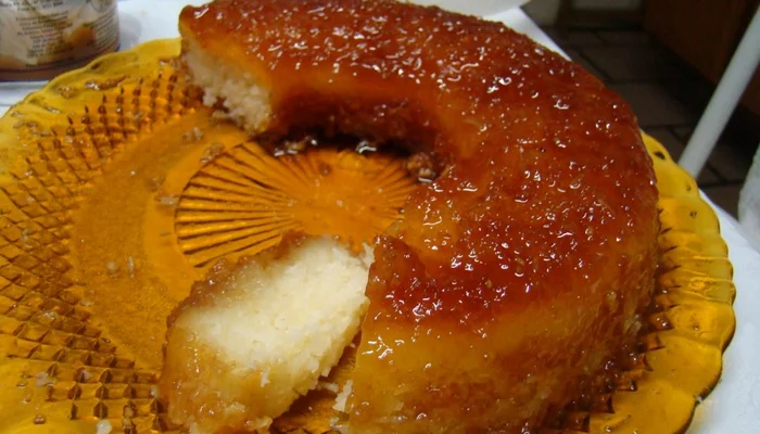 pudim de macaxeira com coco facil