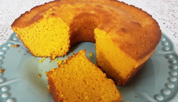 bolo de abobora simples