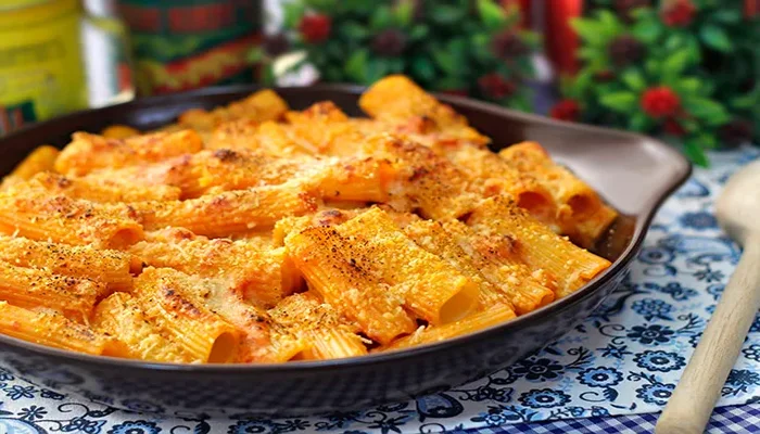 rigatoni assado