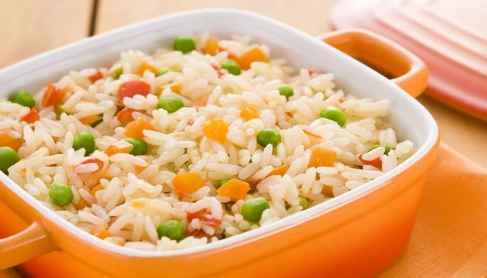 arroz de forno de microondas
