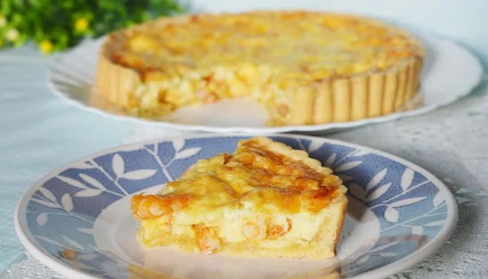 quiche de camarao facil