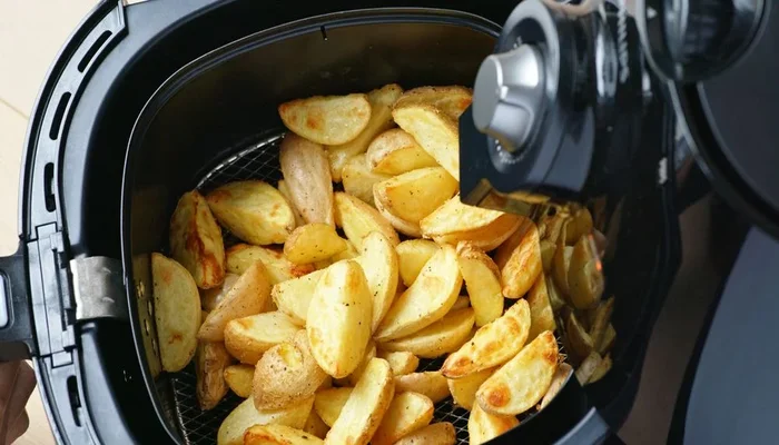 batata corada na airfryer