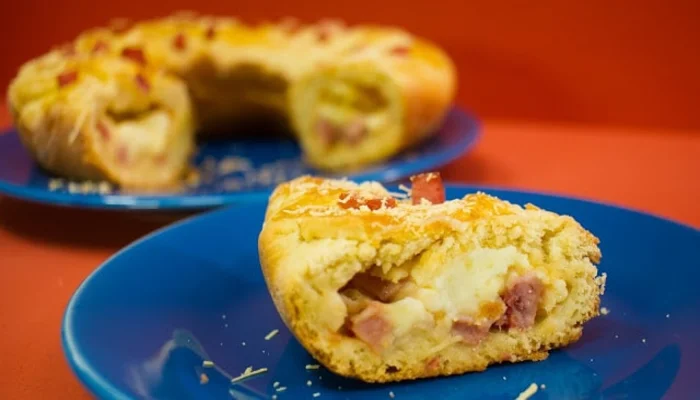 rosca salgada recheada