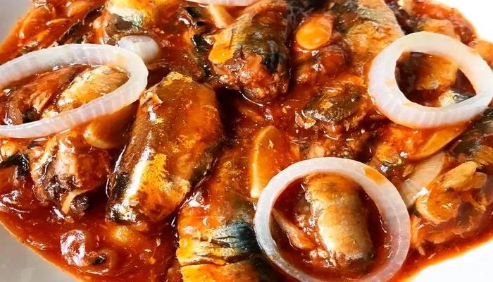 sardinha na panela de pressao