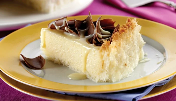 receita de torta de coco com leite condensado