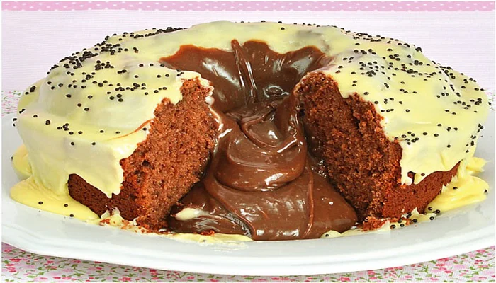 bolo vulcão
