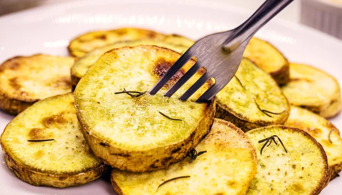 batata doce frita