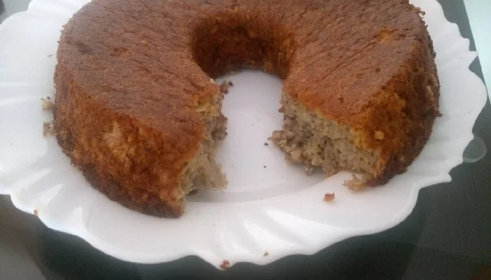 bolo de banana fit fácil