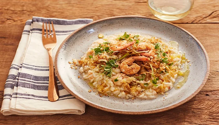 receita de risoto de camarão