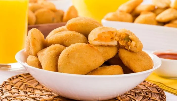 receita de risoles de frango com milho
