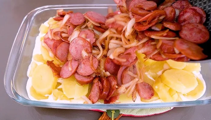 receita de batata e calabresa no forno