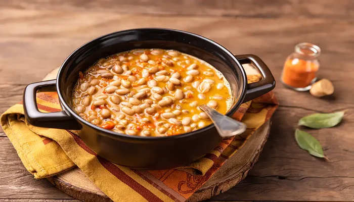 receita de feijão temperado