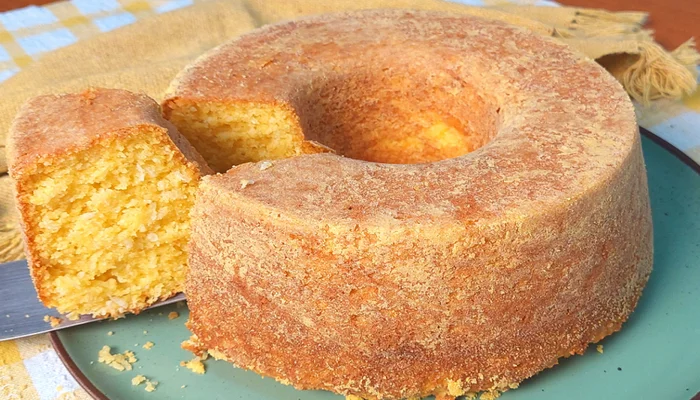 bolo de milho da vovó com fubá