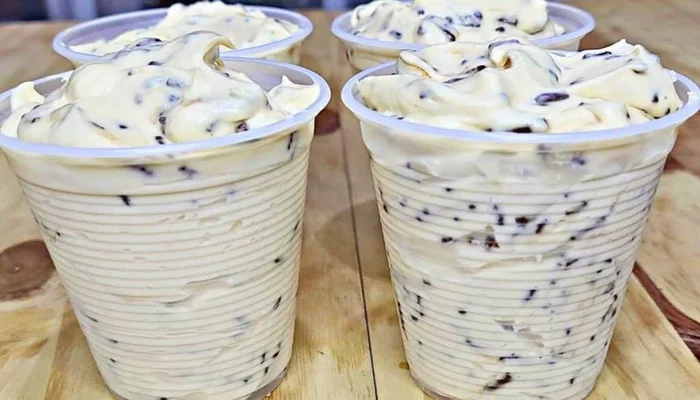 sobremesa simples você faz em 2 minutos é só bater no liquidificador