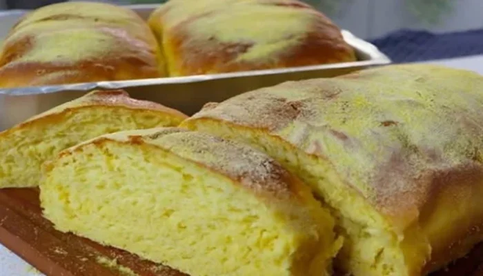descobri um pão de milho especial tão macio que derrete e nem precisa de maquina