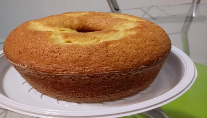 bolo de leite super fofinho
