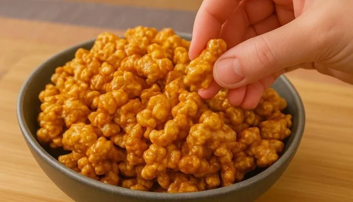 pipoca doce caramelada