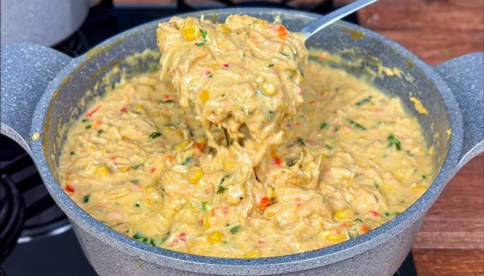 frango cremoso para um almoço perfeito