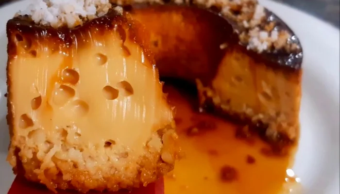 bolo pudim de coco