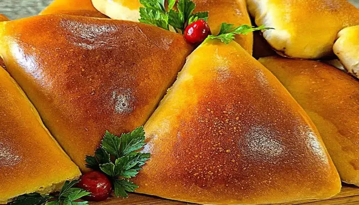 esfiha de carne com uma massa super fofinha